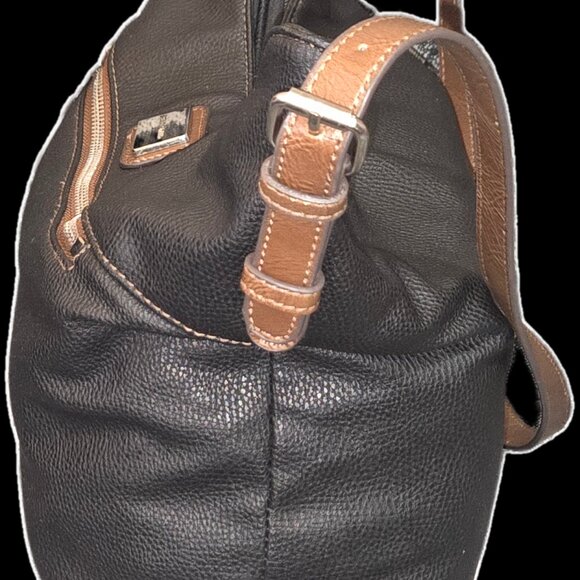 Classic Jaclyn Smith hobo shoulder bag, matching coin purse, compact umbrella - Picture 4 of 14